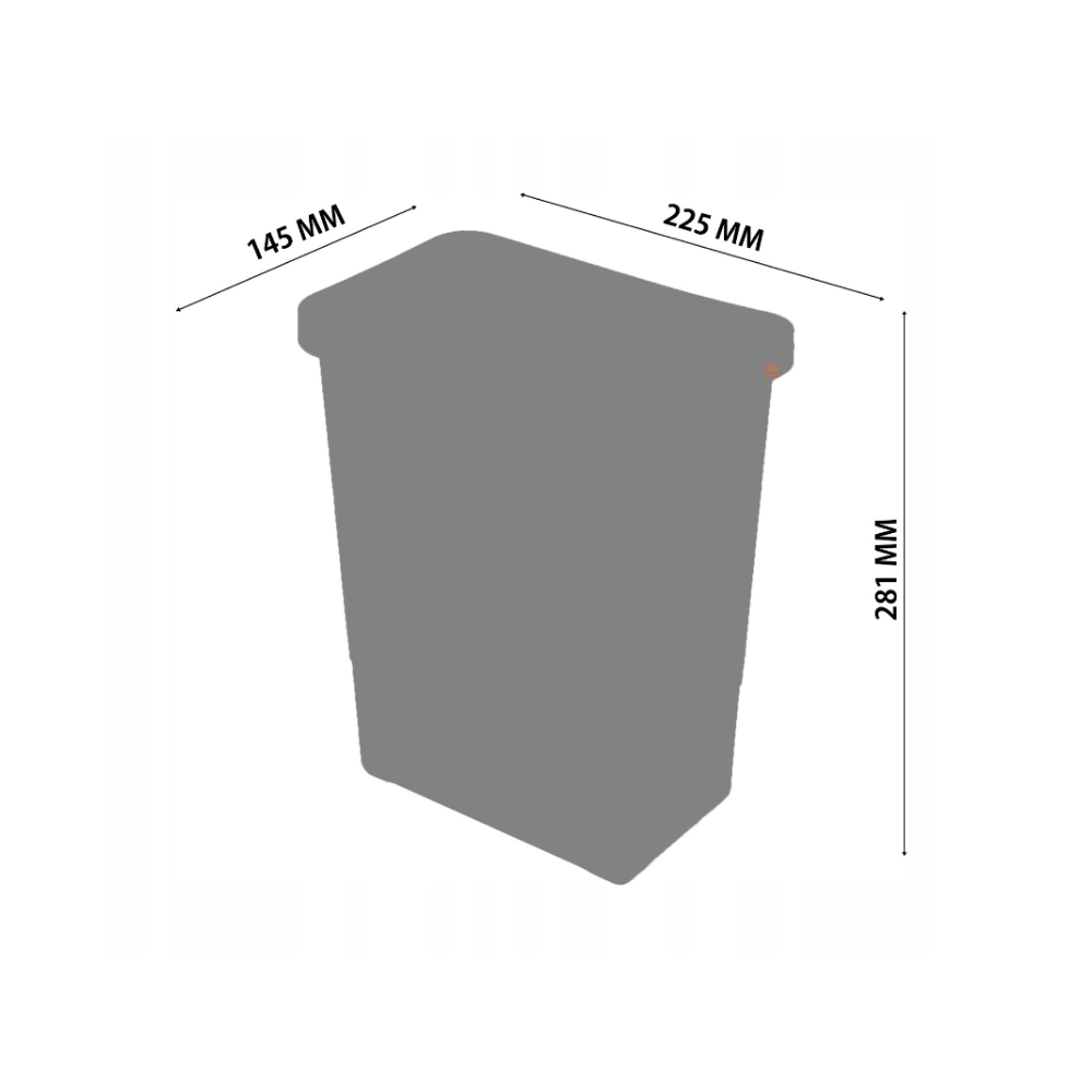 Produktbild von Svita - TC3X15 Kücheneimer 45L Mülleimer Tren | Preisvergleich