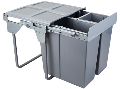 Mülleimer Mülltrennung - 34L+2x17L - 60cm Küchenschrank