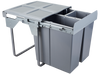 Mülleimer Mülltrennung - 34L+2x17L - 60cm Küchenschrank