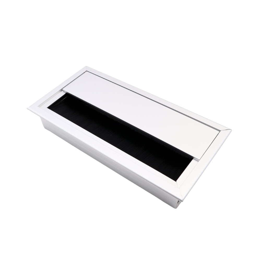 Aluminium Kabeldurchlass 160x80mm, Silber
