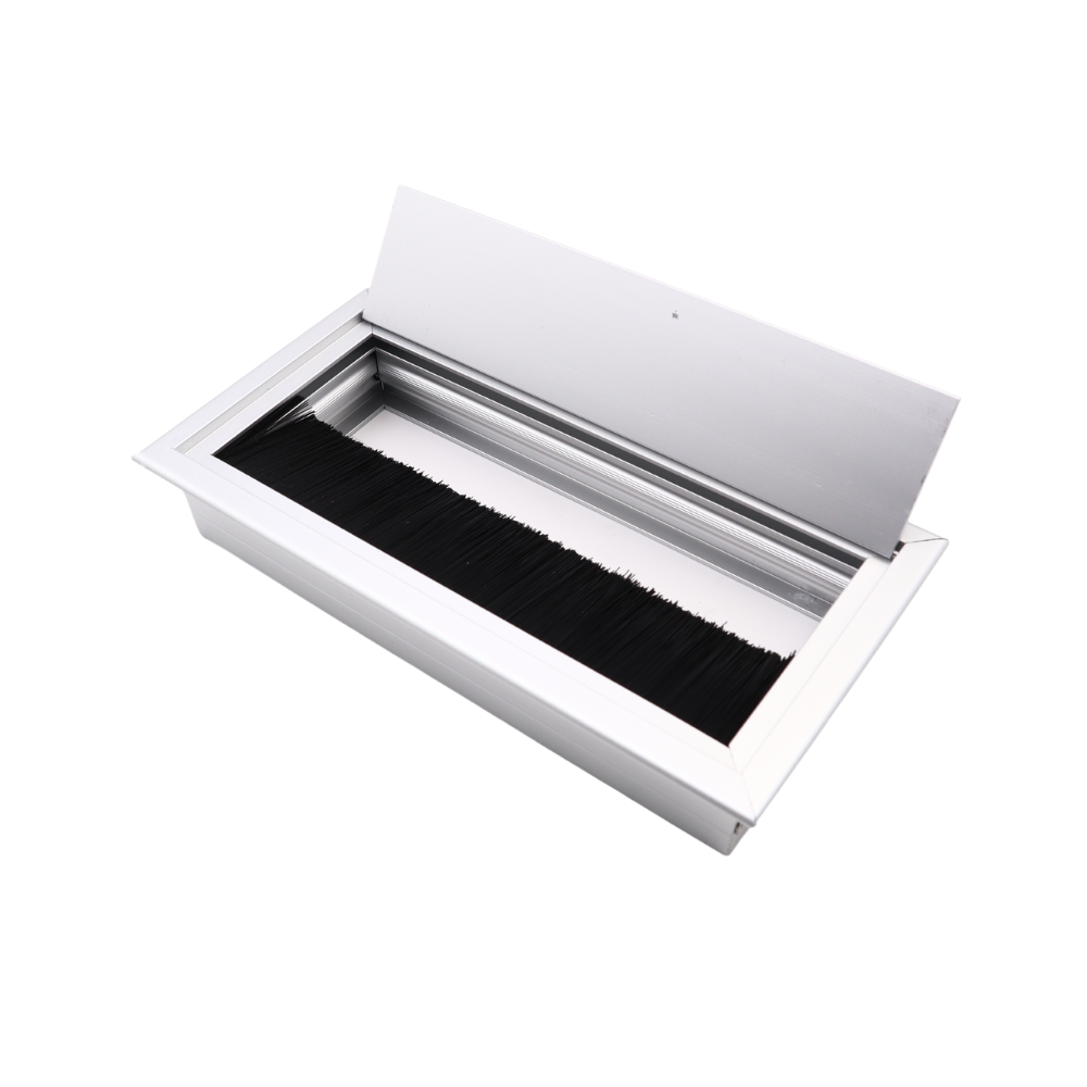 Aluminium Kabeldurchlass 160x80mm, Silber