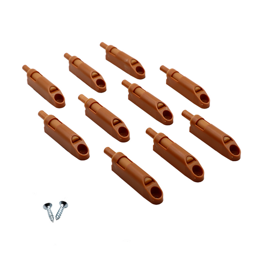 Soft-Close Schranktürdämpfer - Buche (10 Stück)