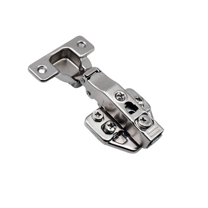 3D Push to Open Federlose Scharnier Topfband, H0 Montageplatte mit EURO Schrauben, Eckanschlag