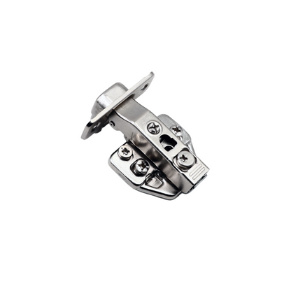 3D Push to Open Federlose Scharnier Topfband, H0 Montageplatte mit EURO Schrauben, Eckanschlag
