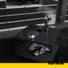 NICK - Couchtisch im modernen Stil - Anthrazit Gloss H31cm B60cm T60cm