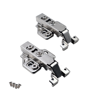 Scharniere für Aluminiumrahmen Soft Close, mit 4 Schrauben, 2 Stück