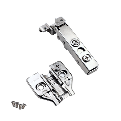 Scharniere für Aluminiumrahmen Soft Close, mit 4 Schrauben, 2 Stück