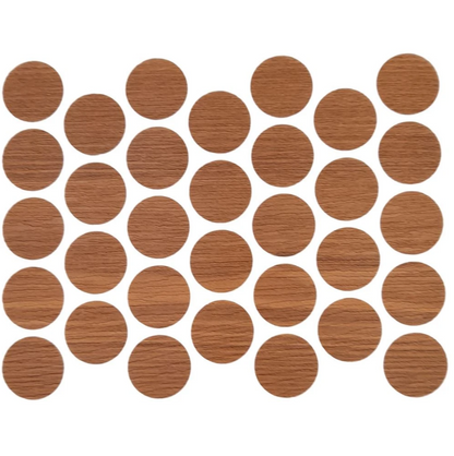 Schraubabdeckkappen Selbstklebend - Antik Kiefer 18mm