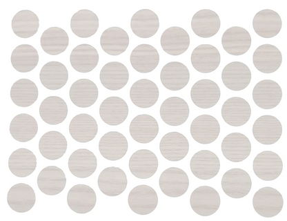 Schraubabdeckkappen Selbstklebend - Antik Weiß 14mm