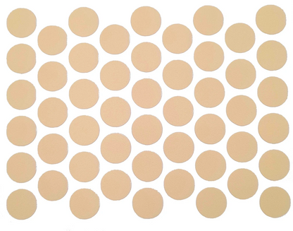 Schraubabdeckkappen Selbstklebend - Beige 14mm