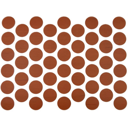 Schraubabdeckkappen Selbstklebend - Birke 14mm