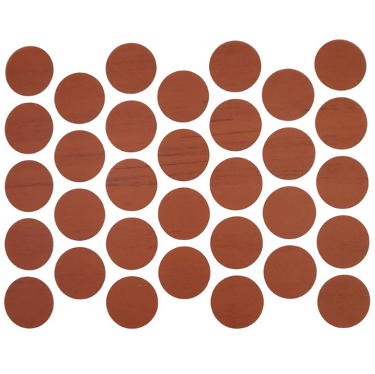 Schraubabdeckkappen Selbstklebend - Birke 18mm