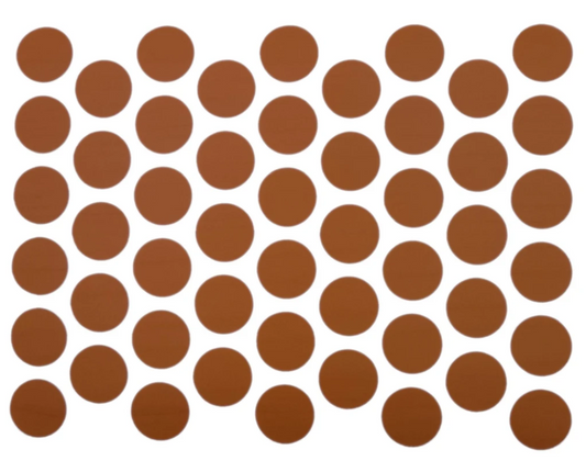 Schraubabdeckkappen Selbstklebend - Birne 14mm