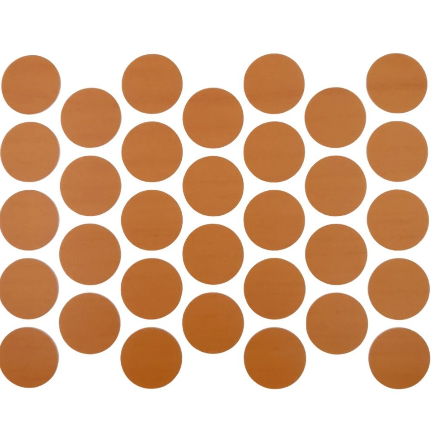 Schraubabdeckkappen Selbstklebend - Birne 18mm