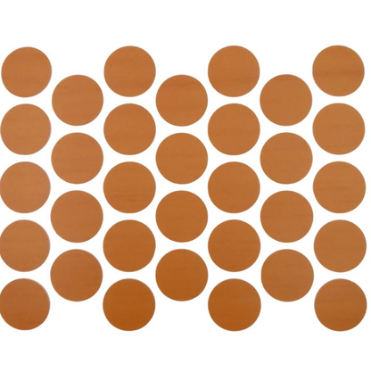 Schraubabdeckkappen Selbstklebend - Birne 18mm