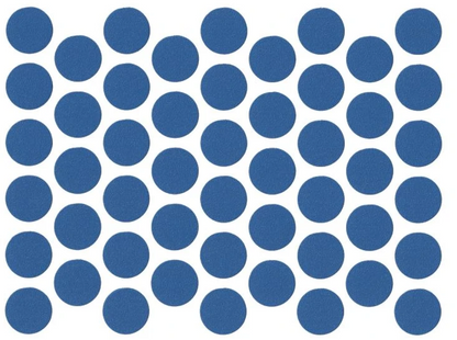 Schraubabdeckkappen Selbstklebend - Blau 14mm