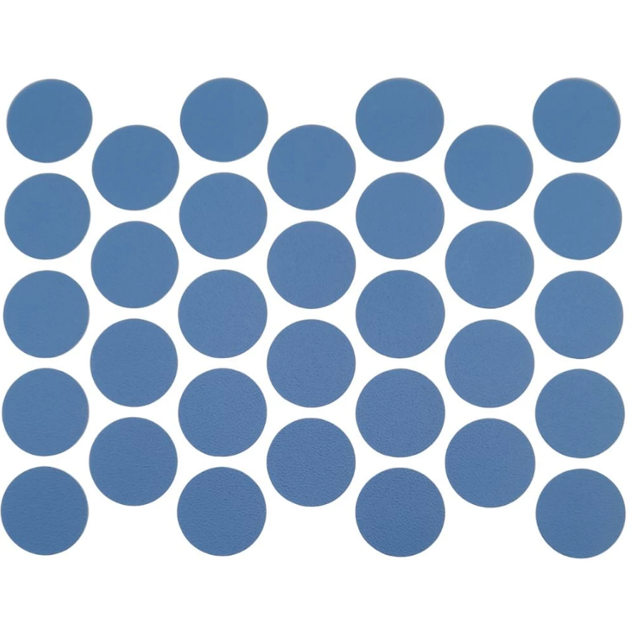 Schraubabdeckkappen Selbstklebend - Blau 18mm