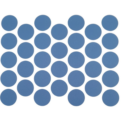 Schraubabdeckkappen Selbstklebend - Blau 18mm