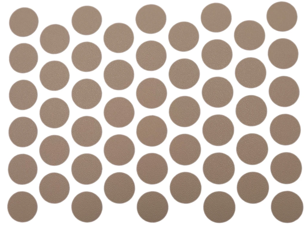 Schraubabdeckkappen Selbstklebend - Cappucino 14mm