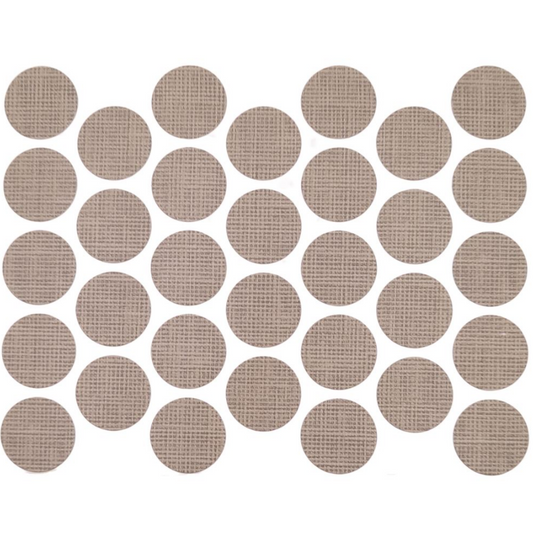 Schraubabdeckkappen Selbstklebend - Cotton Latte 18mm