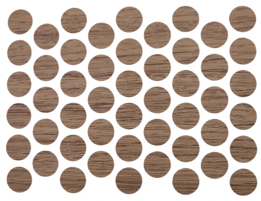 Schraubabdeckkappen Selbstklebend - Eiche Halifax 14mm