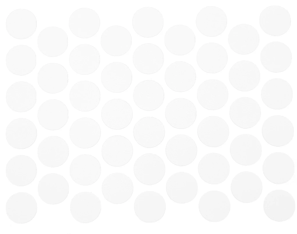 Schraubabdeckkappen Selbstklebend - Mattweiß 14mm