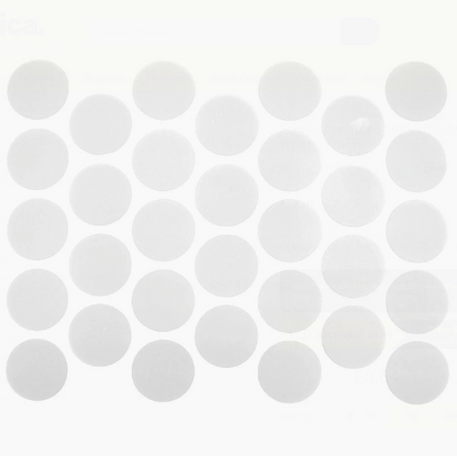 Schraubabdeckkappen Selbstklebend - Mattweiß 18mm