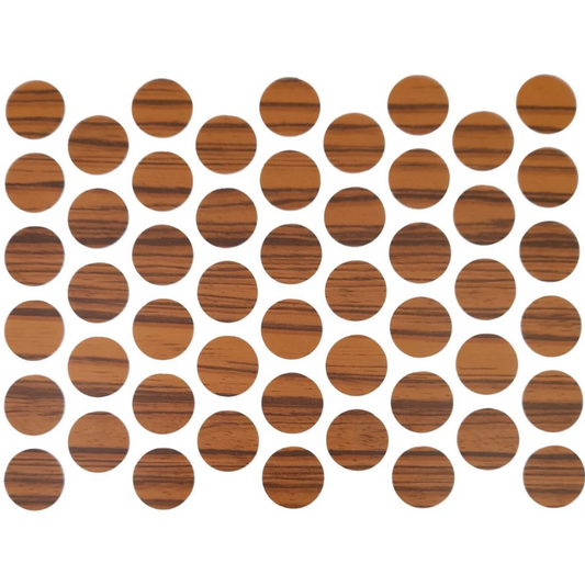 Schraubabdeckkappen Selbstklebend - Olive 14mm