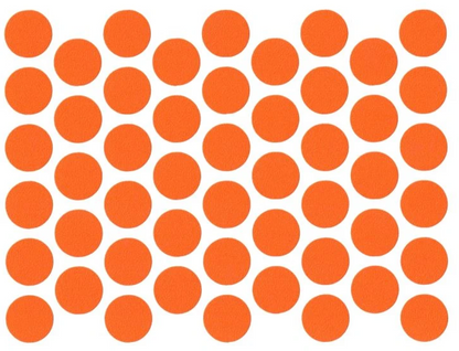Schraubabdeckkappen Selbstklebend - Orange 14mm