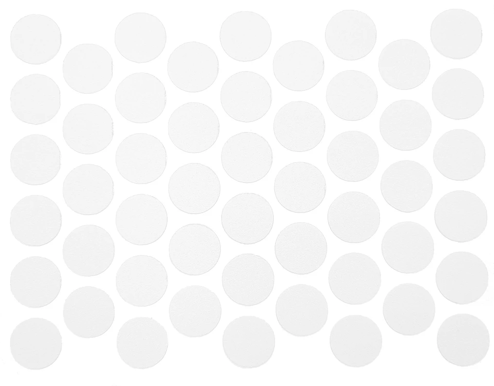 Schraubabdeckkappen Selbstklebend - Weiß 14mm