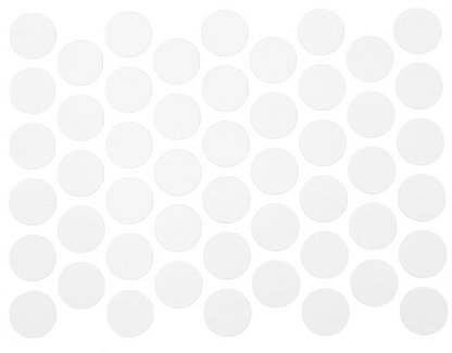 Schraubabdeckkappen Selbstklebend - Weiß 14mm