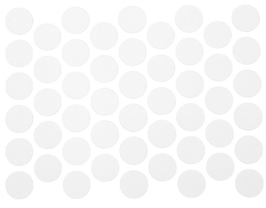 Schraubabdeckkappen Selbstklebend - Weiß 14mm