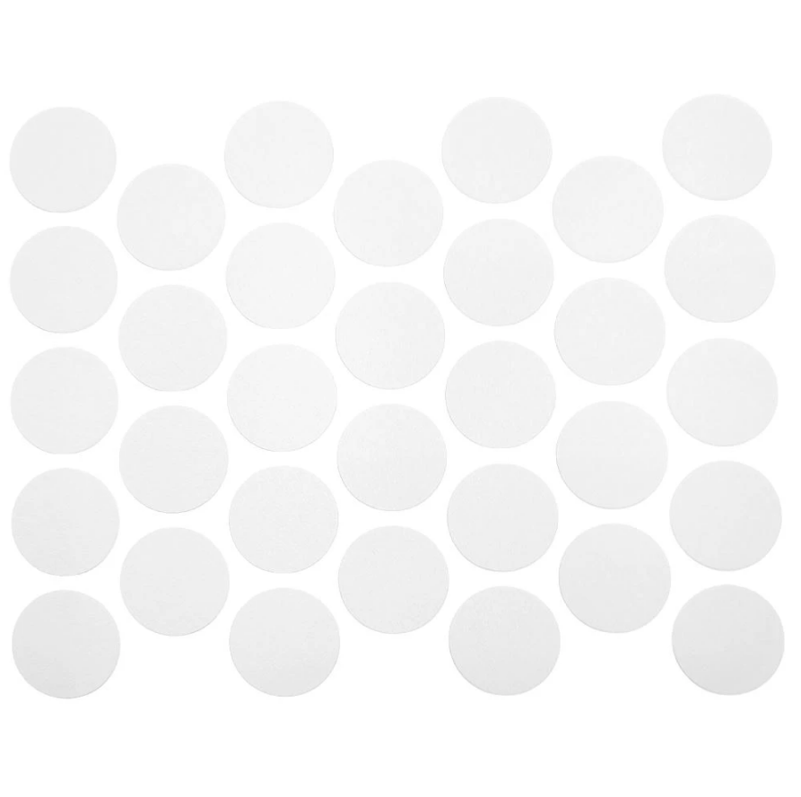 Schraubabdeckkappen Selbstklebend - Weiß 18mm