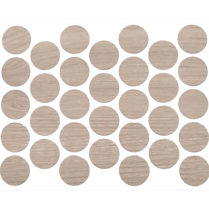 Schraubabdeckkappen Selbstklebend - Weißkiefer 18mm