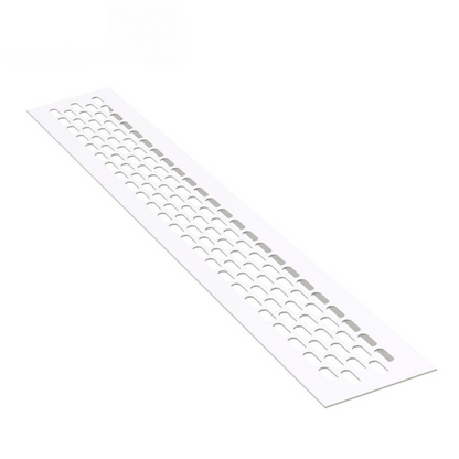 Aluminium-Lüftungsgitter für Küchenarbeitsplatten / Sockel, 480x80mm