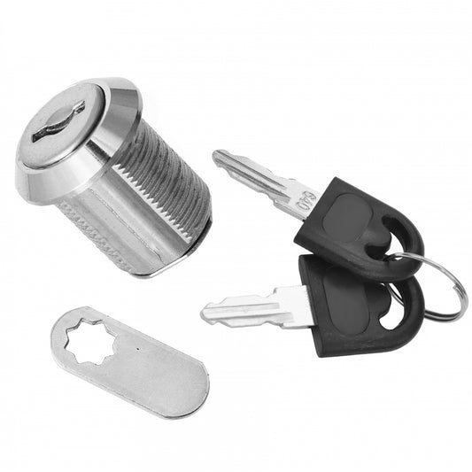 Briefkastenschloss mit Schlüssel 19x20mm, Chrom