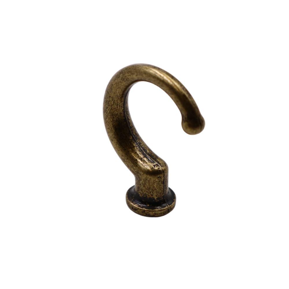 Einzelner Kleiderhaken -  Antik Gold