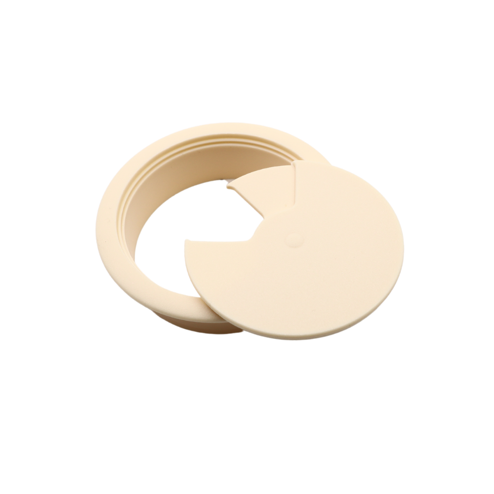 Kabeldurchlass aus Kunststoff Ø60mm, Elfenbein