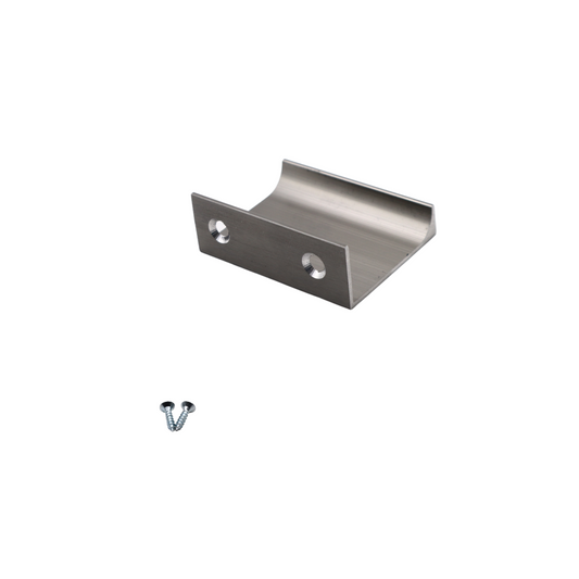Griffleiste Kantengriff 32mm (52mm Gesamtlänge) - Gebürsteter Edelstahl