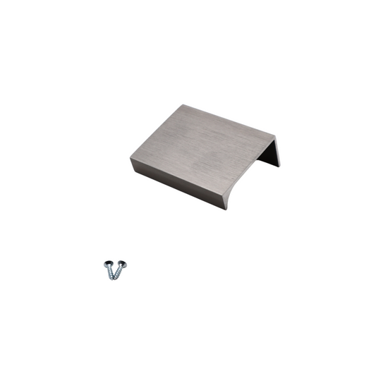 Griffleiste Kantengriff 32mm (52mm Gesamtlänge) - Gebürsteter Edelstahl