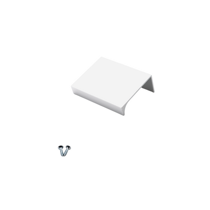 Griffleiste Kantengriff, Weiss, BA 32/96/128mm