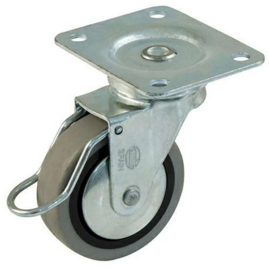 Gummi-Lenkrad mit Bremse Ø60mm