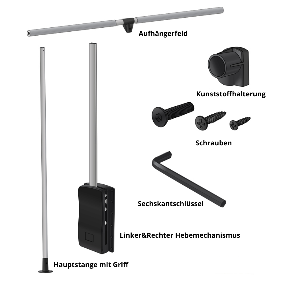 Kleiderlift 450-600mm