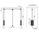 Kleiderlift 830-1150mm - Anthrazit