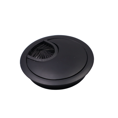 Metall Kabeldurchführung 60mm, Schwarz