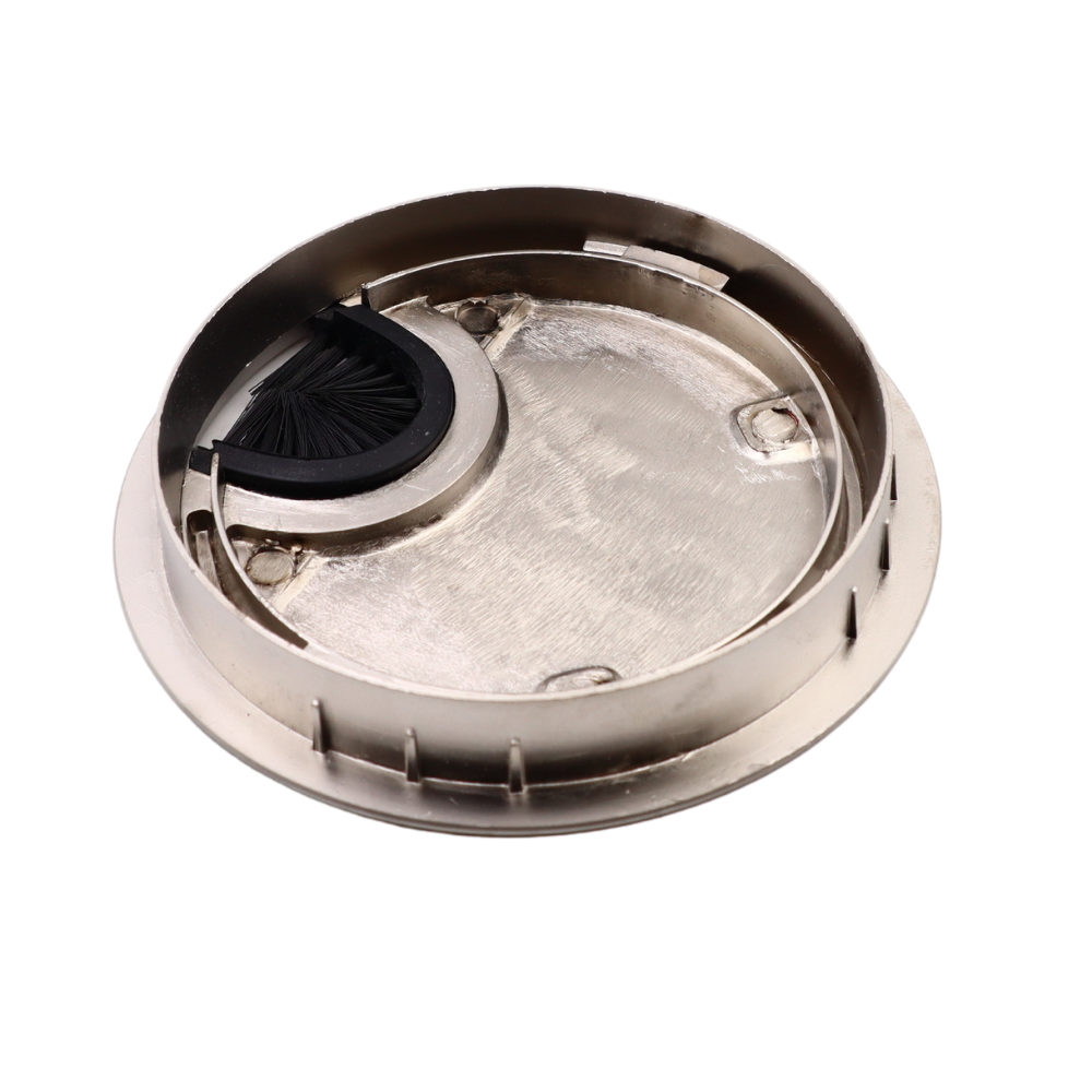 Metall Kabeldurchführung 80mm - Satin