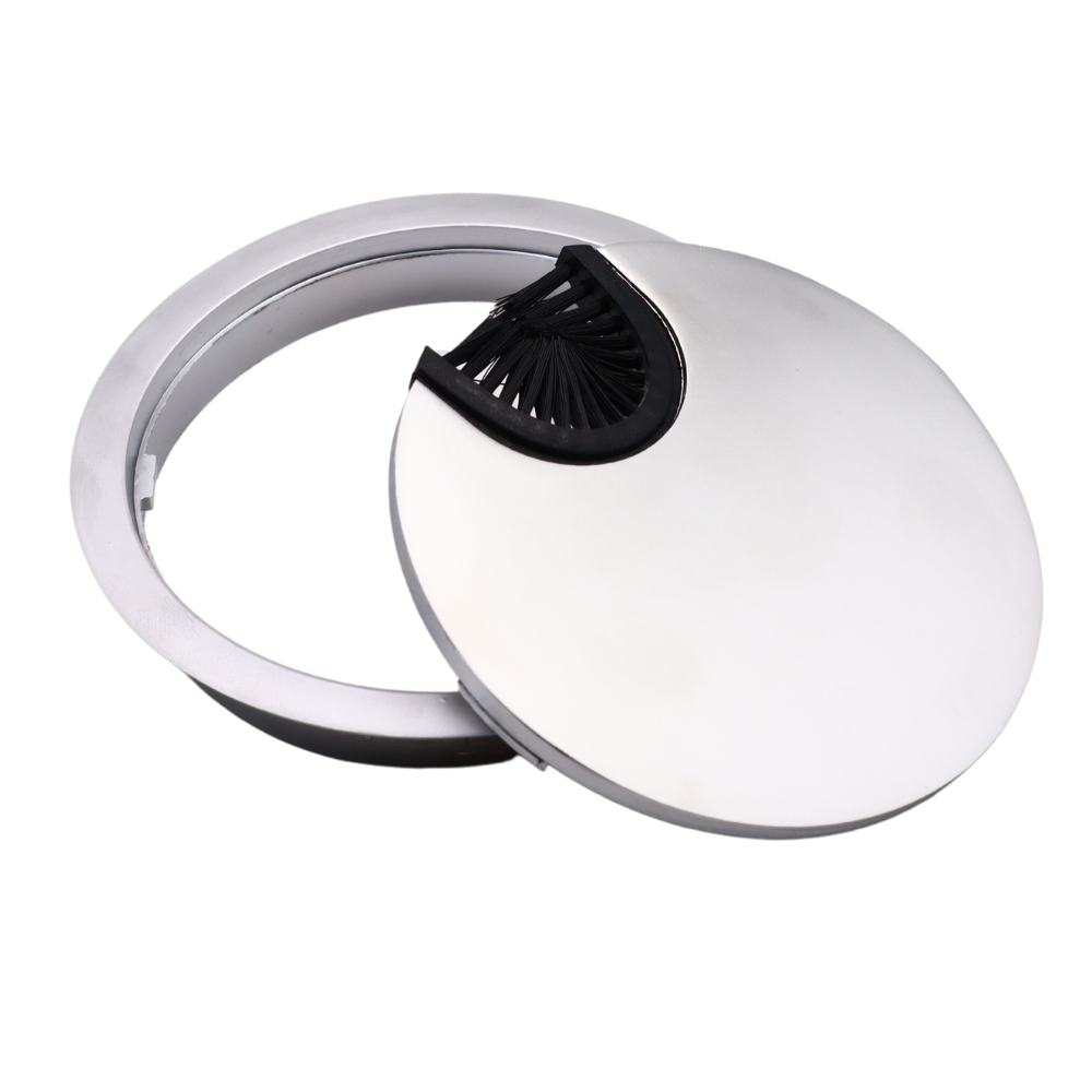 Metall Kabeldurchführung 80mm, Silber