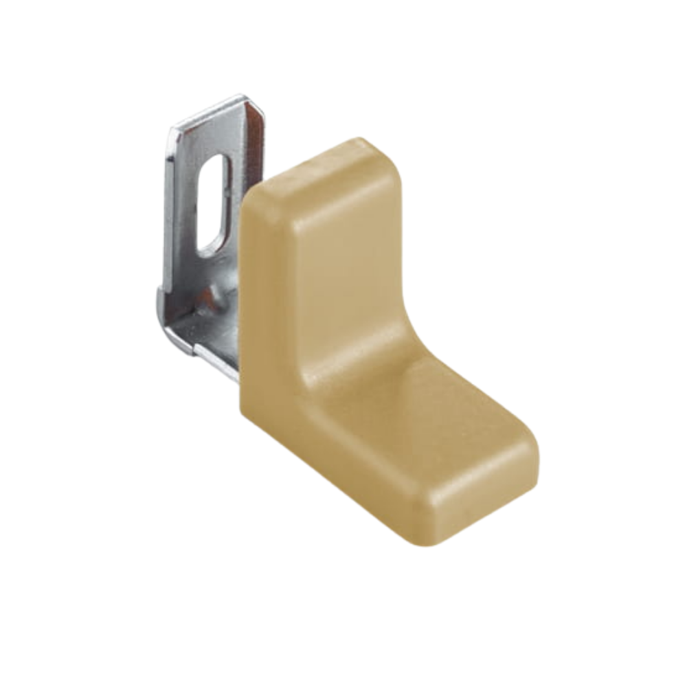 Metallwinkel mit Kunststoffabdeckung - Buche