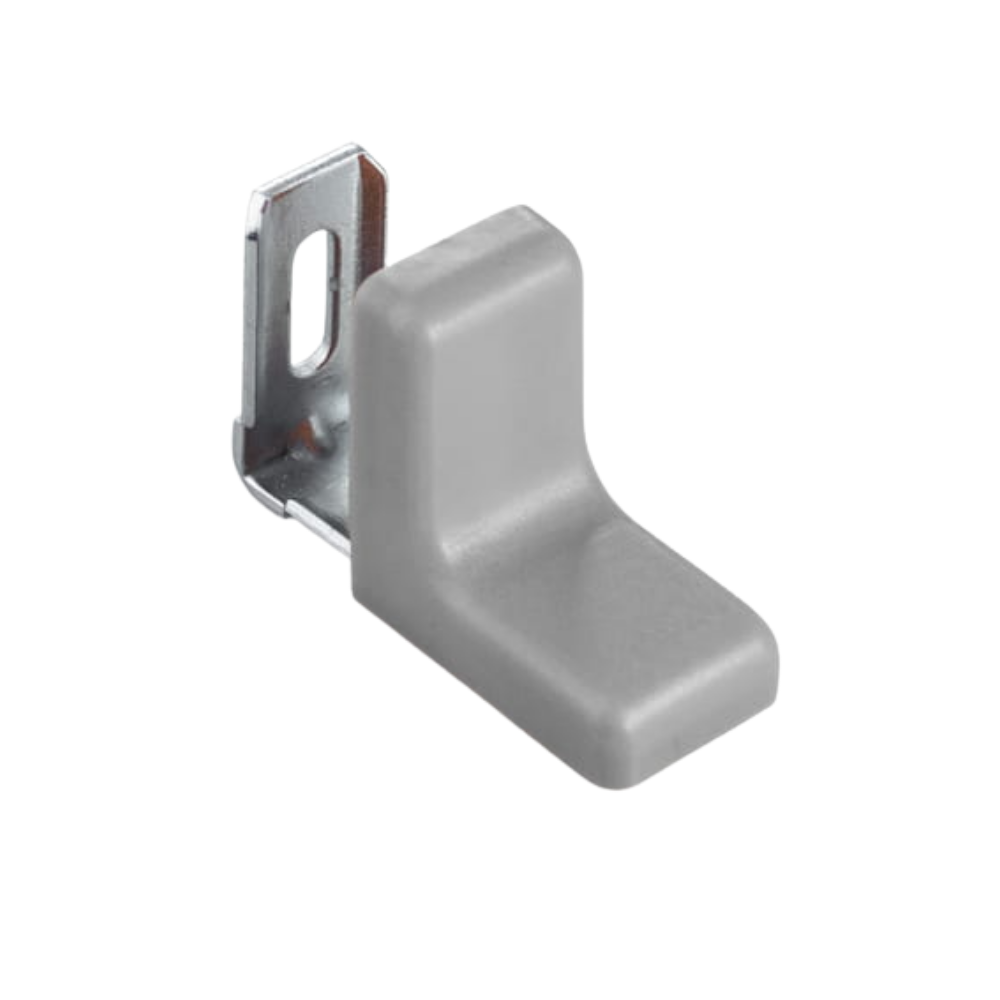 Metallwinkel mit Kunststoffabdeckung - Grau