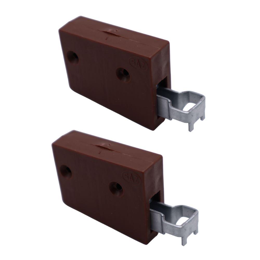 Nylon Schrankhalterung, Universal - L+R, 2D Eco - Braun